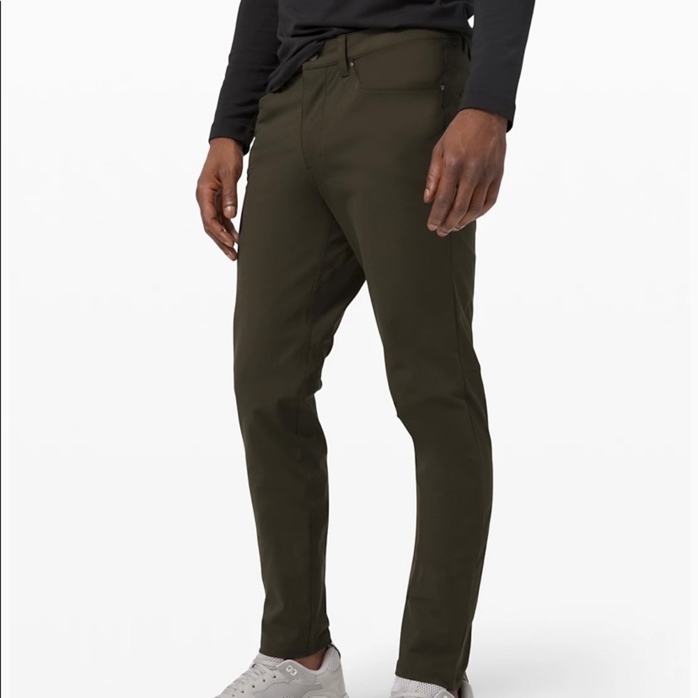 Lululemon ABC Pant Slim Dark Olive